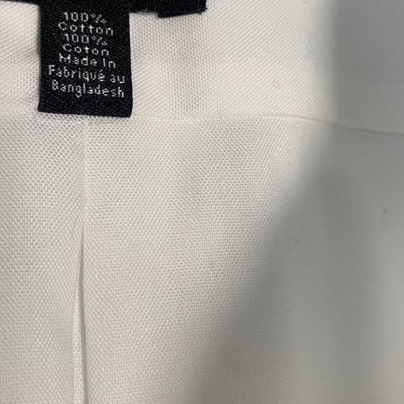 Chaps White Cotton Dress Shirt - Picture 3 of 4